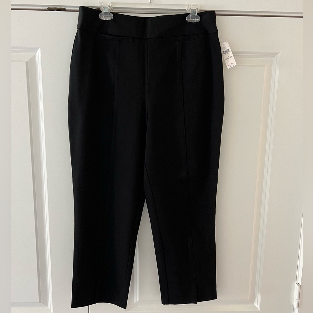 Maeve Cropped Black Pants